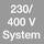 Sistem de 230/400 V